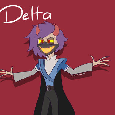 Delta Rewera in Hazbin Artstyle (Aug.5.2024)