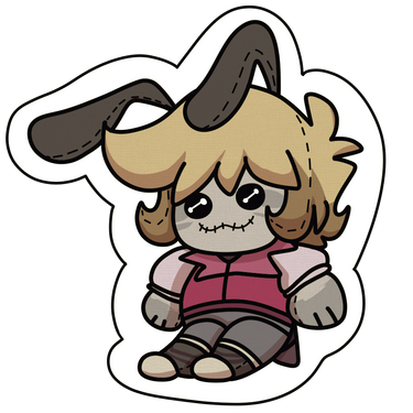 Kole (Zanealry's Hazbin OC) Plush Sticker (Dec.26.2025)