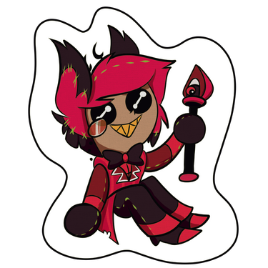 Alastor Plush Sticker (Dec.27.2025)