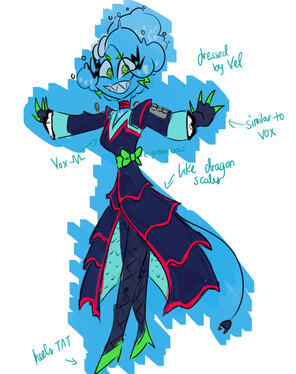 Concept of Reverse Ellit (Hazbin OC) (Dec.1.2025)