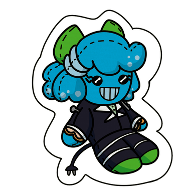 Ellit (Hazbin OC) Plush Sticker (Dec.26.2027)